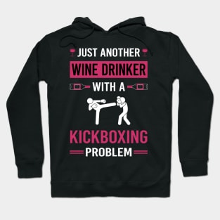 Wine Drinker Kickboxing Hoodie